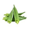 Fresh okra or ladies' fingers
