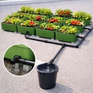 Drain System – 15 Tray Setup