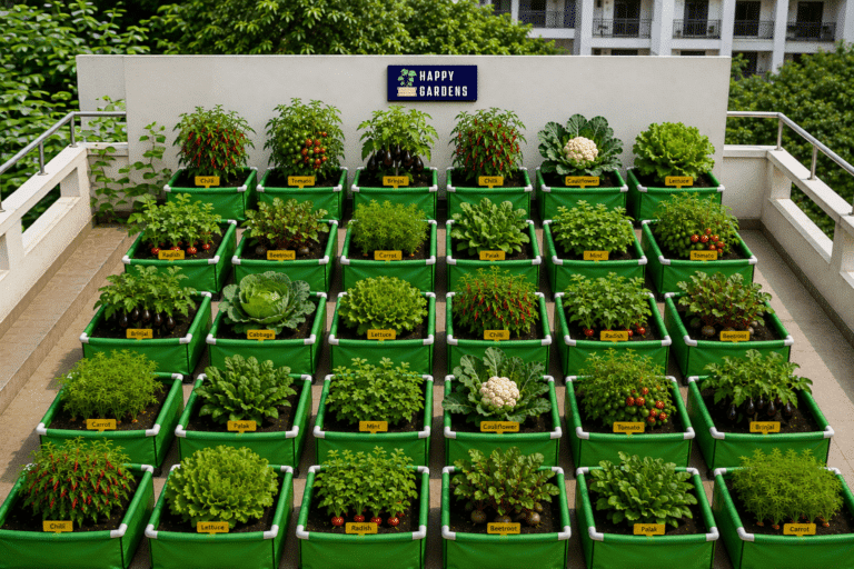 Terrace gardening in bangalore 30 grow bags