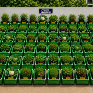 60 Tray Vegetable Terrace Garden Monthly Maintenance Subscription